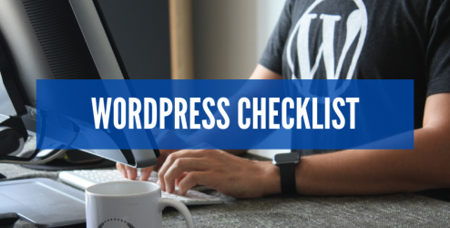 wordpress checklist